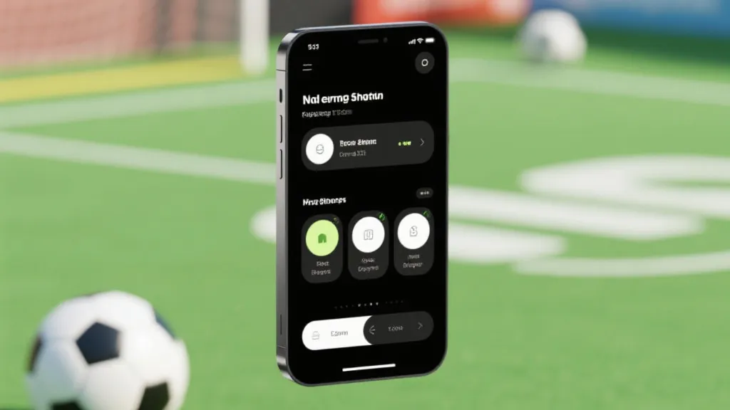 移动端体育相关操作示意图